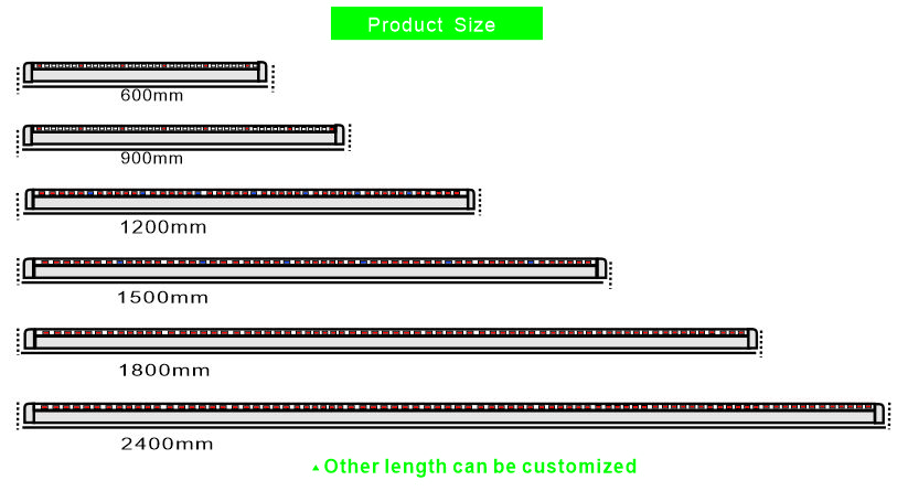 full spectrum bar t5 t8 tube lamp growing led for hydroponic strawberry