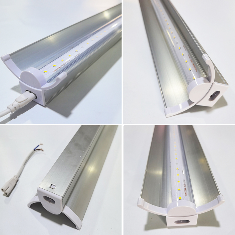 High Efficacy T5 T8 LED Integrated Light Aluminum Reflector Grow Shop Light