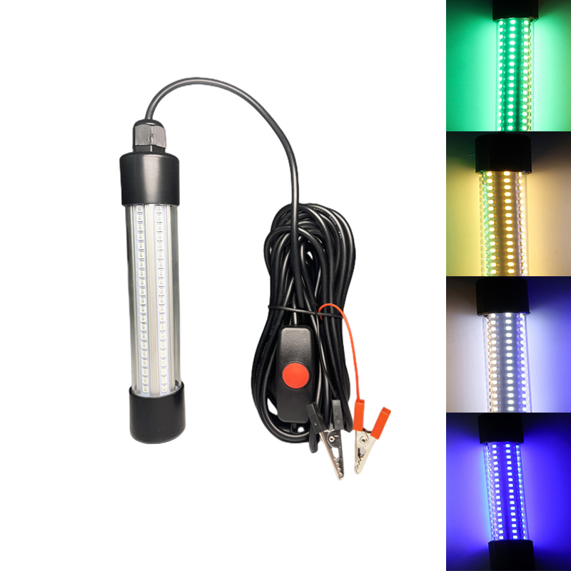 Front Runner Led Fish Light IP68 Waterproof DC12V Green Color Underwater LED Fish Atrracting ...