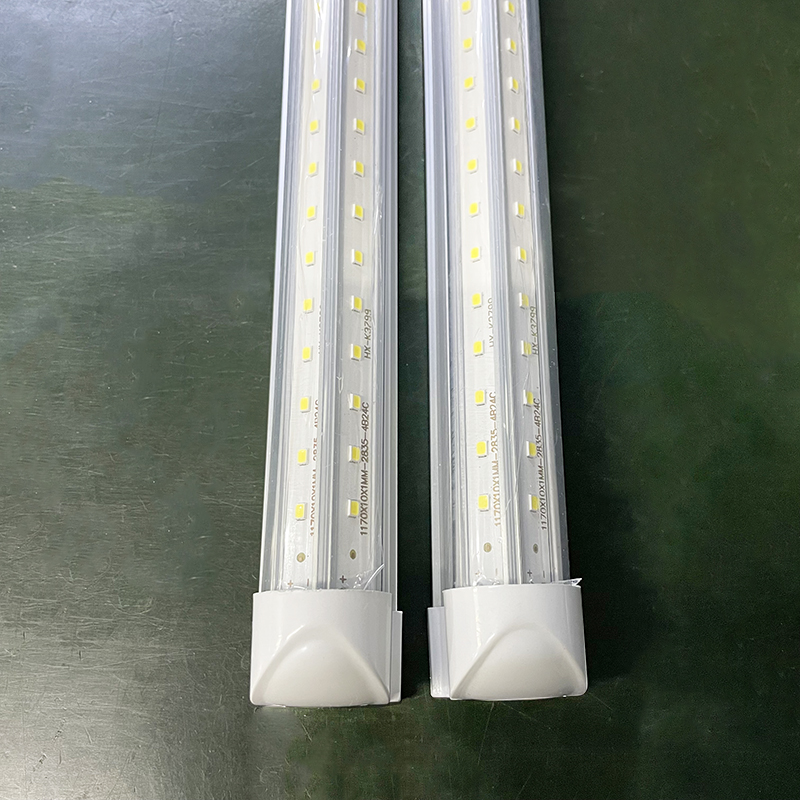 8ft V Shaped T8 Integrated led shop tube lights 6000k 72W 80W 100W 144W